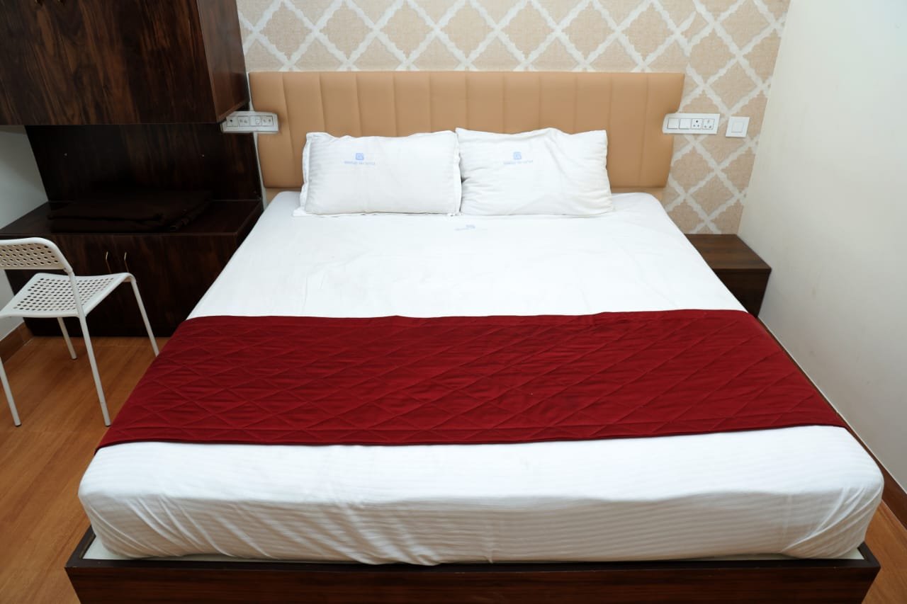 Comfortable bedding detail